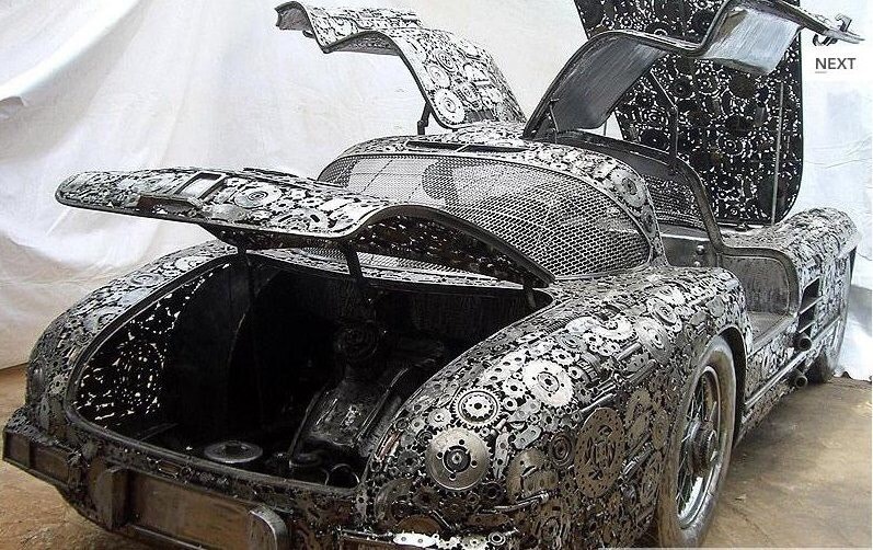 машинка из металла. автомобиль из хлама. машинка из металла. машины делают из металла. самоделки из металла.