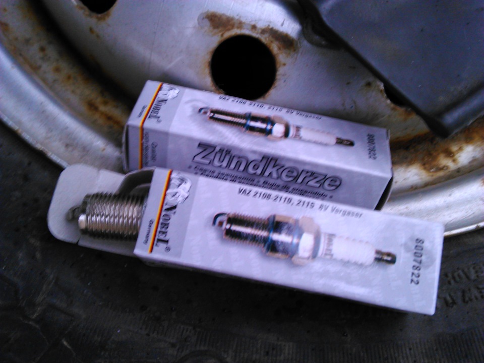 Новые свечи зажигания — Lada Ока 11113, 0,8 л, 2004 года | расходники ...