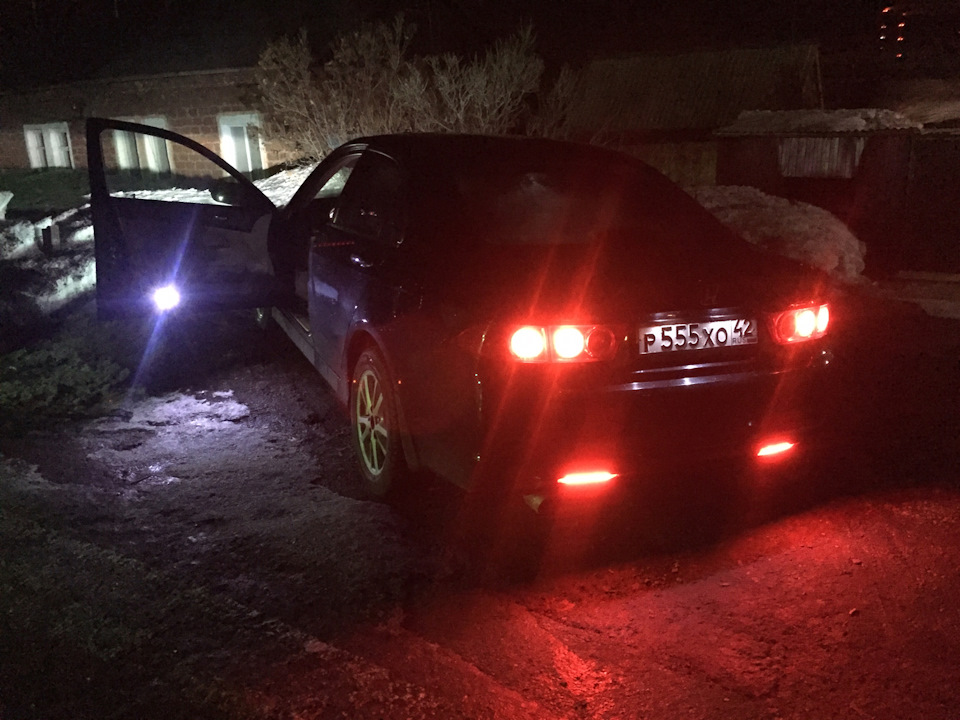 Габариты в катафоты — Honda Accord (7G), 2,4 л, 2006 года | аксессуары ...