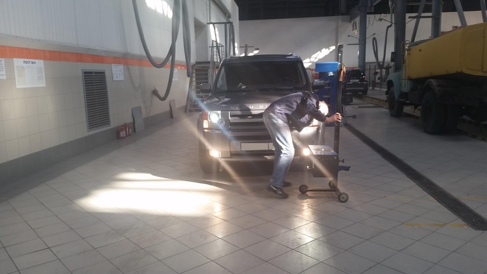 Получение диагностической карты — Land Rover Discovery III, 2,7 л, 2009 ...