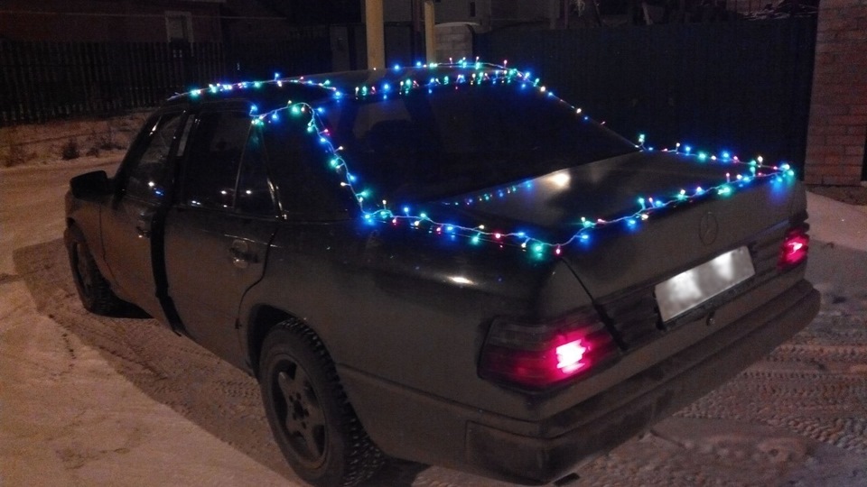 Китайские фары — прощайте — Mercedes-Benz E-Class (W124), 2 л, 1989 ...