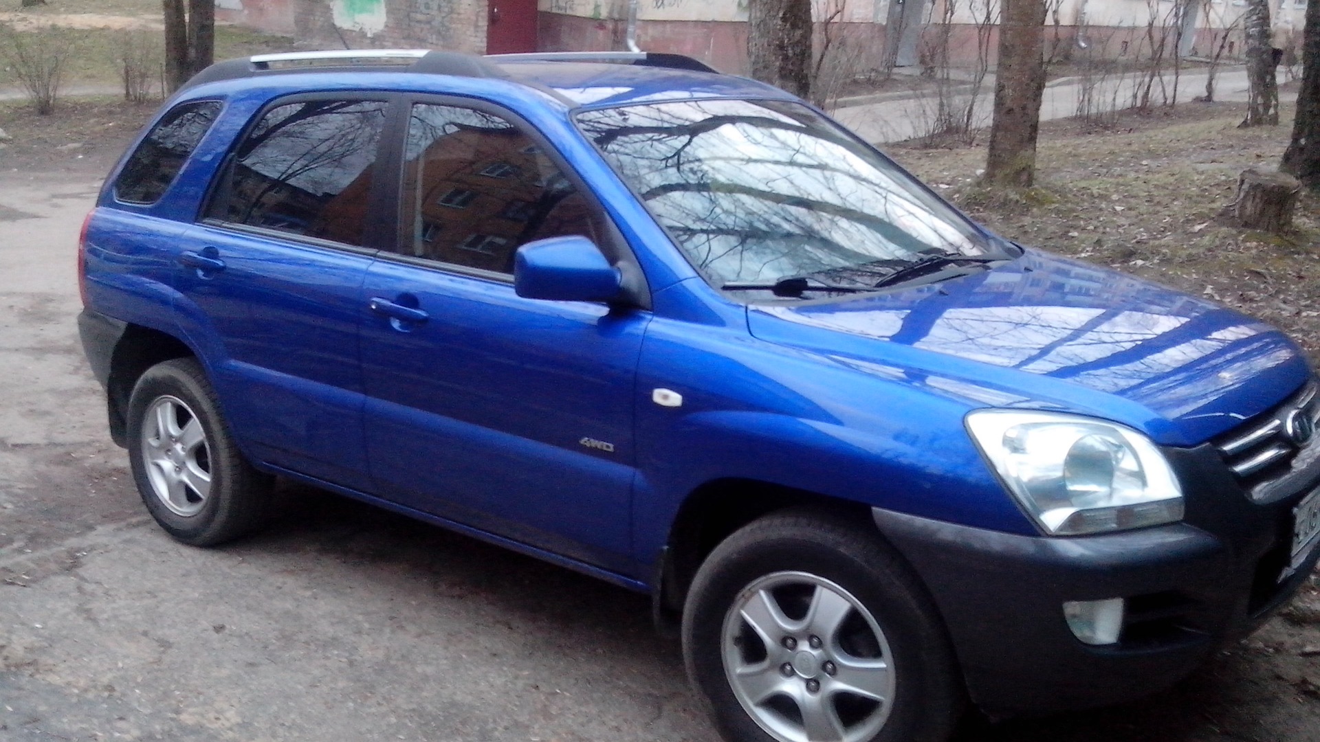 Л 2006. Kia Sportage 2 синий. Спортаж синий 2006.