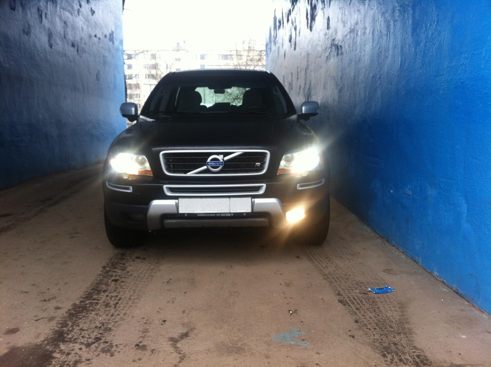 Volvo xc90 дхо вместо противотуманок