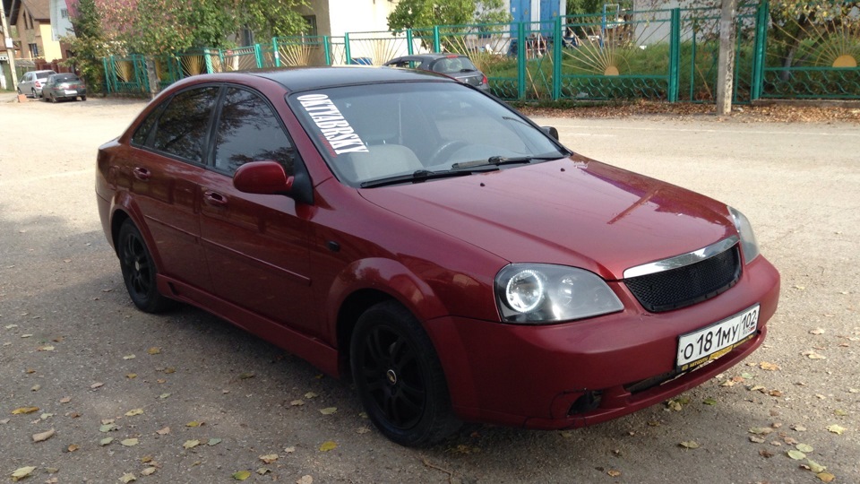 Chevrolet Lacetti 2007 красная