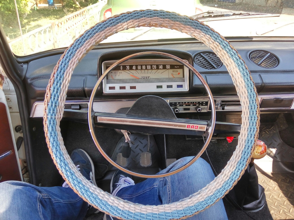 Оплетка руля СССР — Lada 2101, 1,2 л, 1978 года | стайлинг | DRIVE2
