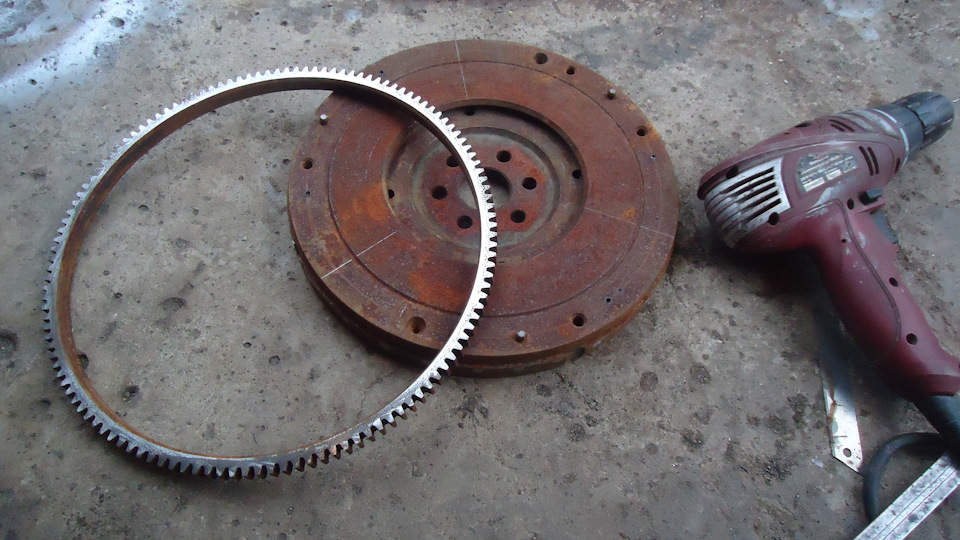 облегчённый маховик своими руками — Lada Калина седан, 1,6 л, 2009 года ...