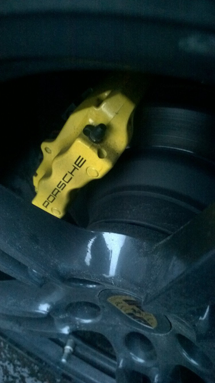 Покраска ступицы — Porsche Cayenne (1G) 955/957, 4,8 л, 2008 года ...