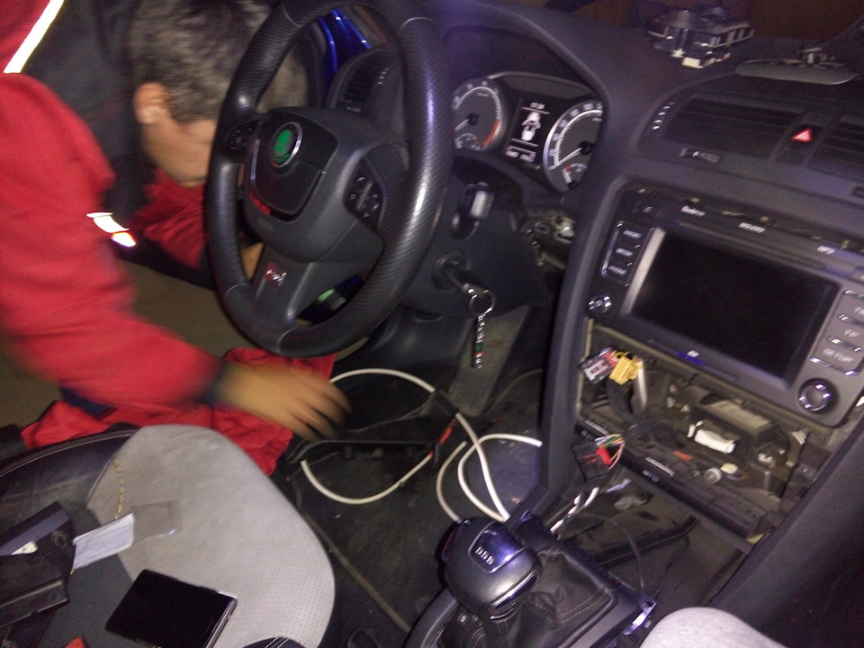 Установка умного фена РТС в шкоду октавию. — VagCode Kemerovo на DRIVE2