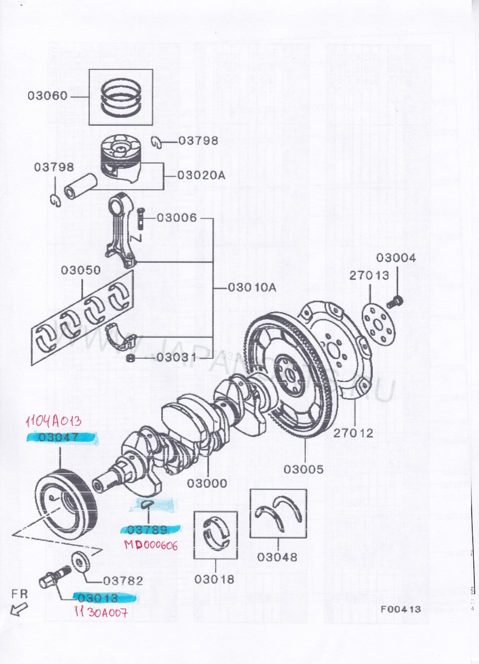 Подготовка к замене ГРМ (полный список з/п) для 4D56 178 л.с. — Mitsubishi  Pajero Sport (2G), 2,5 л, 2014 года | своими руками | DRIVE2