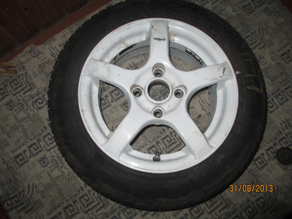 новые колёса — Lada Ока 11113, 2005 года | колёсные диски | DRIVE2