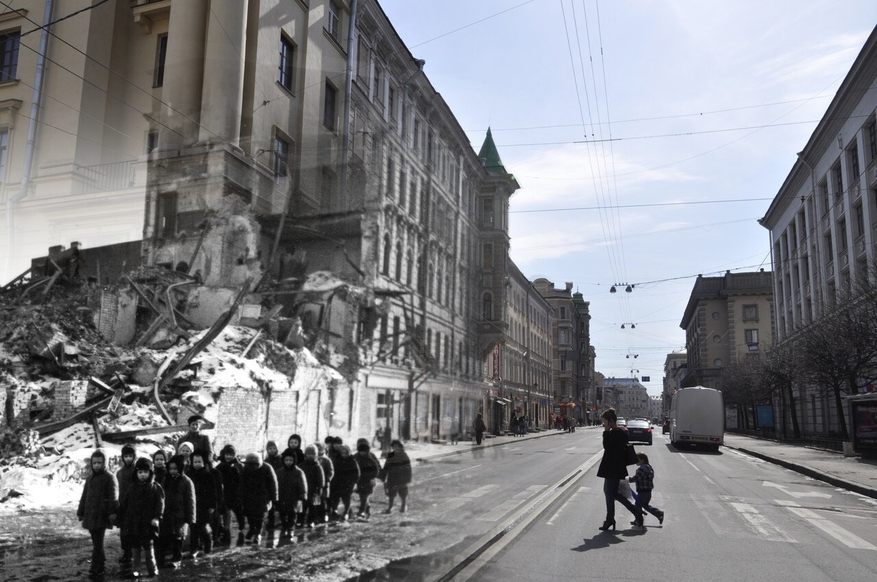 Блокада ленинграда в 1941 году. Санкт Петербург во время войны 1941-1945.