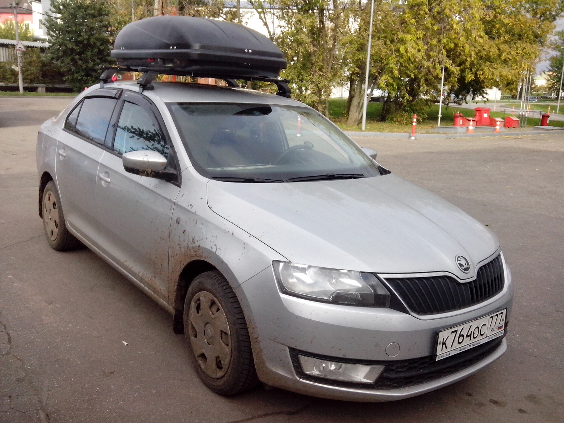 Рейлинг skoda rapid