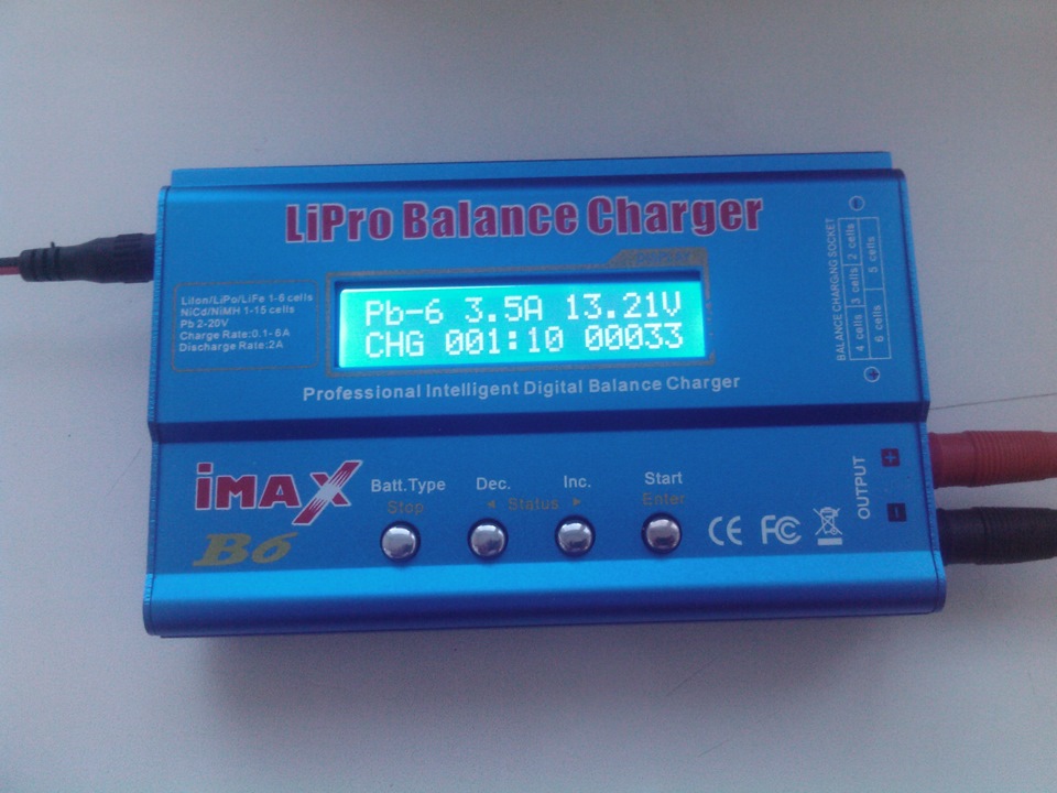 Lipro balance charger imax b6 схема