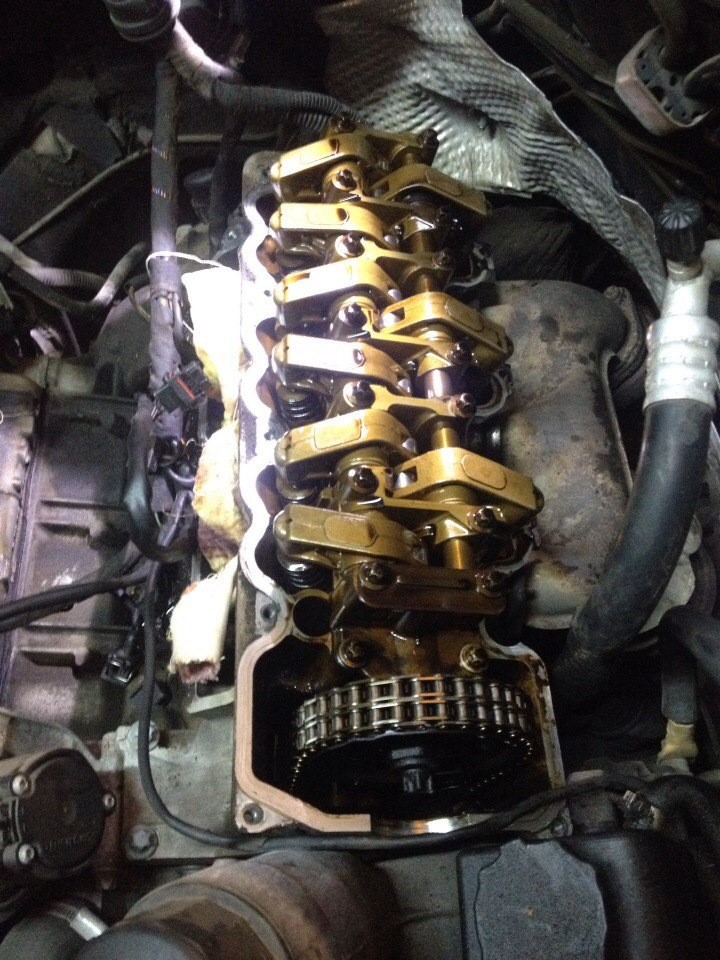 вскрытие 112 мотора, причина-падение компрессии в 5 цилиндре до 6 ...
