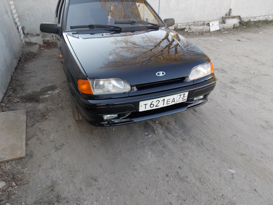 Бампер передний Самара с ПТФ — Lada 2114, 1,5 л, 2010 года | кузовной ...