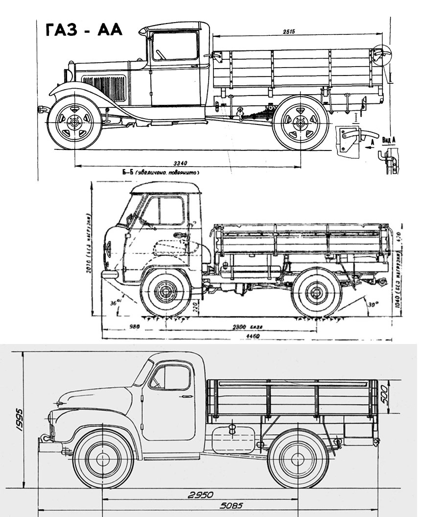 Уаз 3303 чертеж