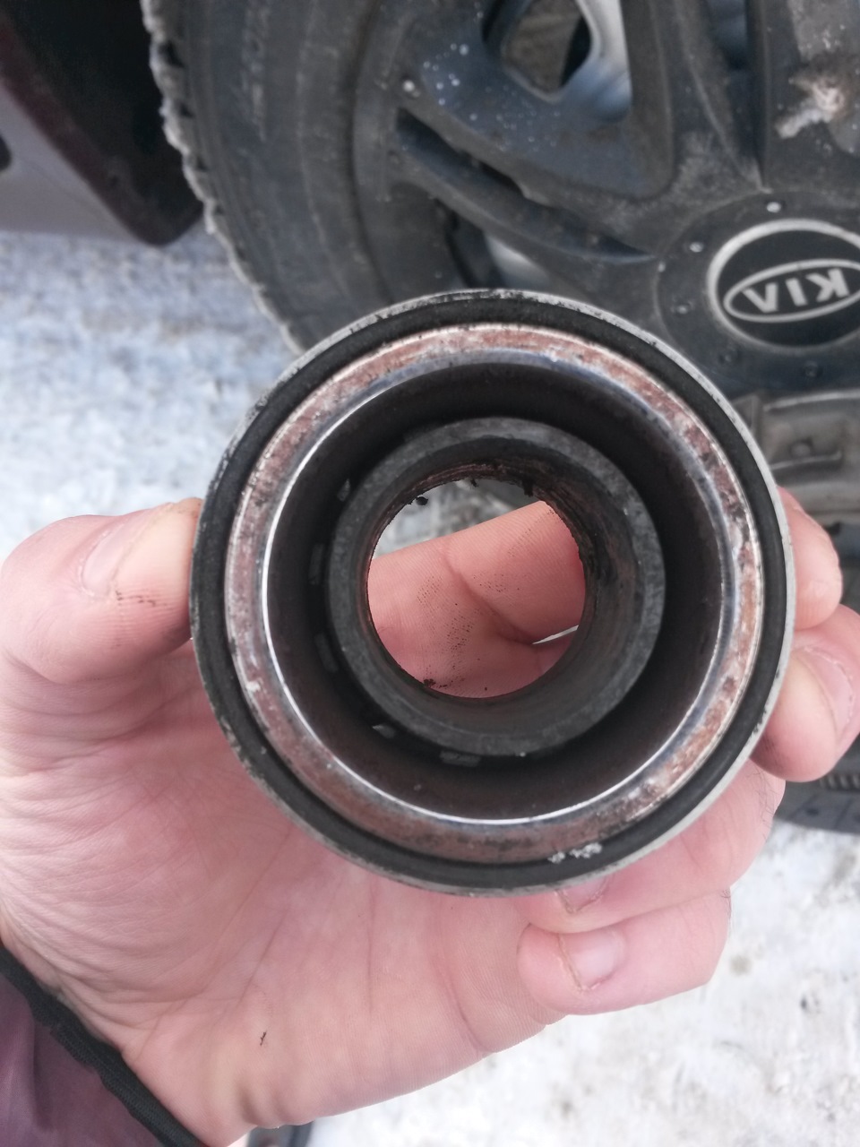 №48 Замена сцепления и вилки — KIA Spectra, 1,6 л, 2006 года | визит на ...