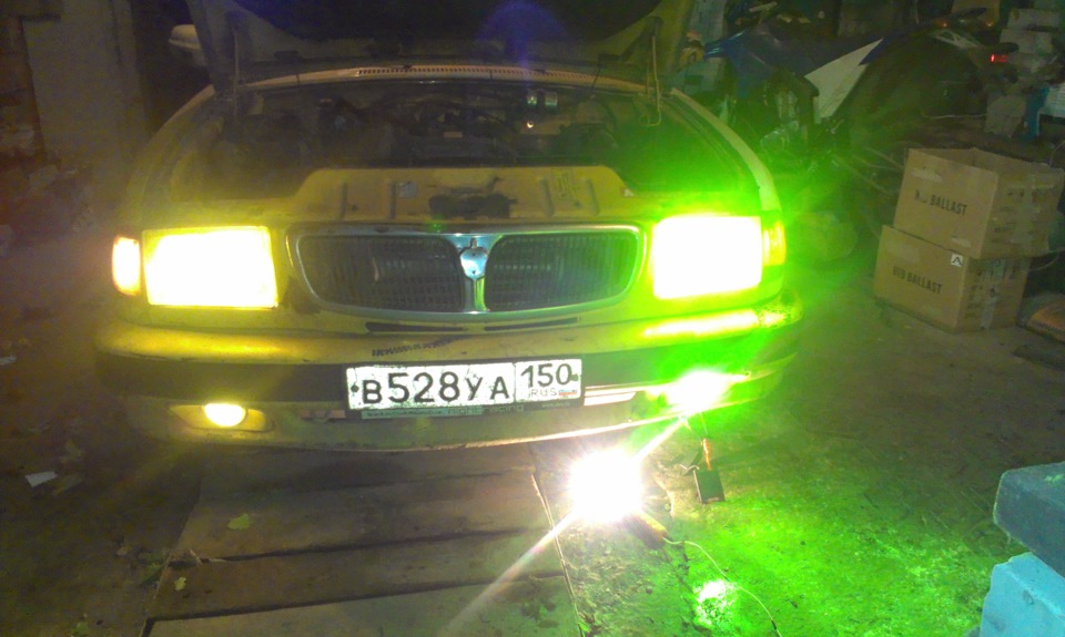 птф 12000k+пленка — ГАЗ 3110, 2,4 л, 2003 года | аксессуары | DRIVE2