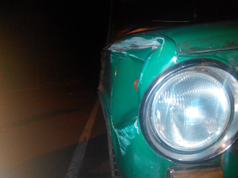 Вытяжка крыла после ДТП — Lada 21011, 1,3 л, 1977 года | кузовной ...