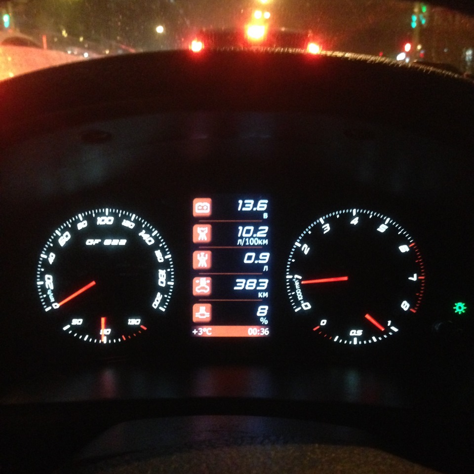 Доска приборов на приору