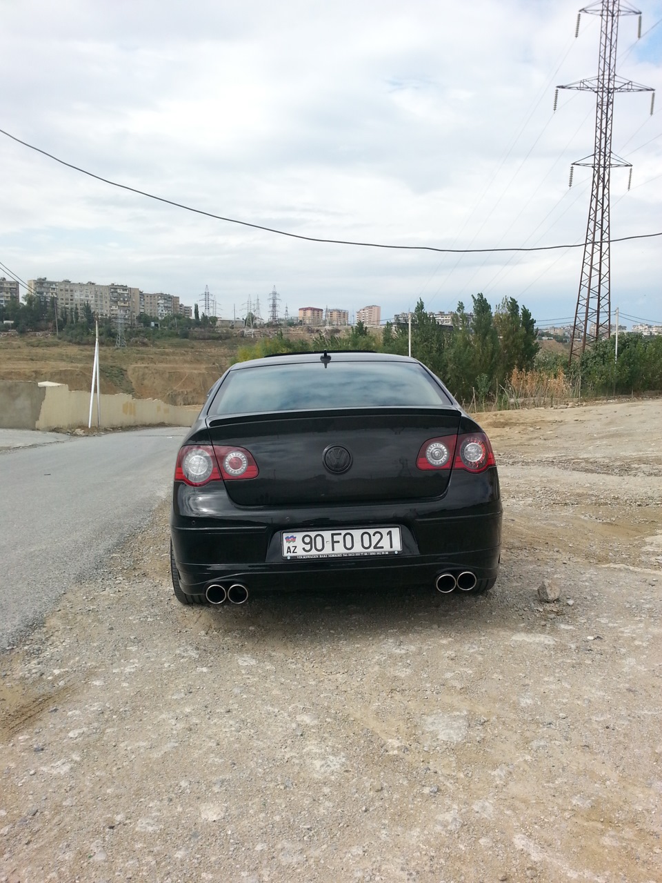 Установка двойного выхлопа — Volkswagen Passat B6, 1,8 л, 2008 года ...