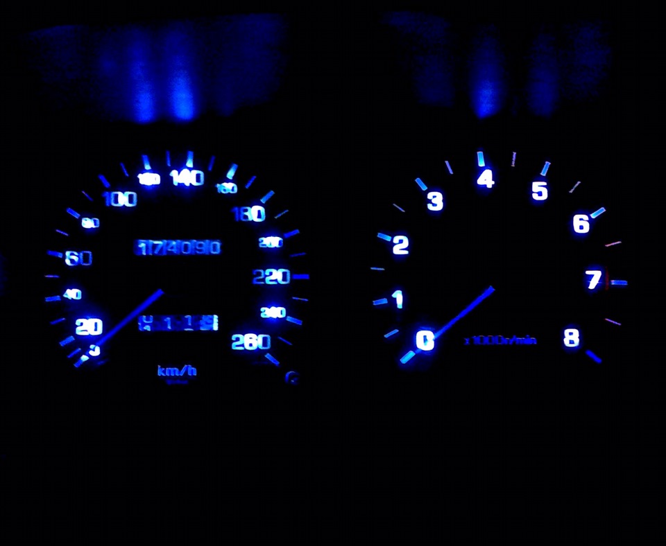 подсветка шкал приборов