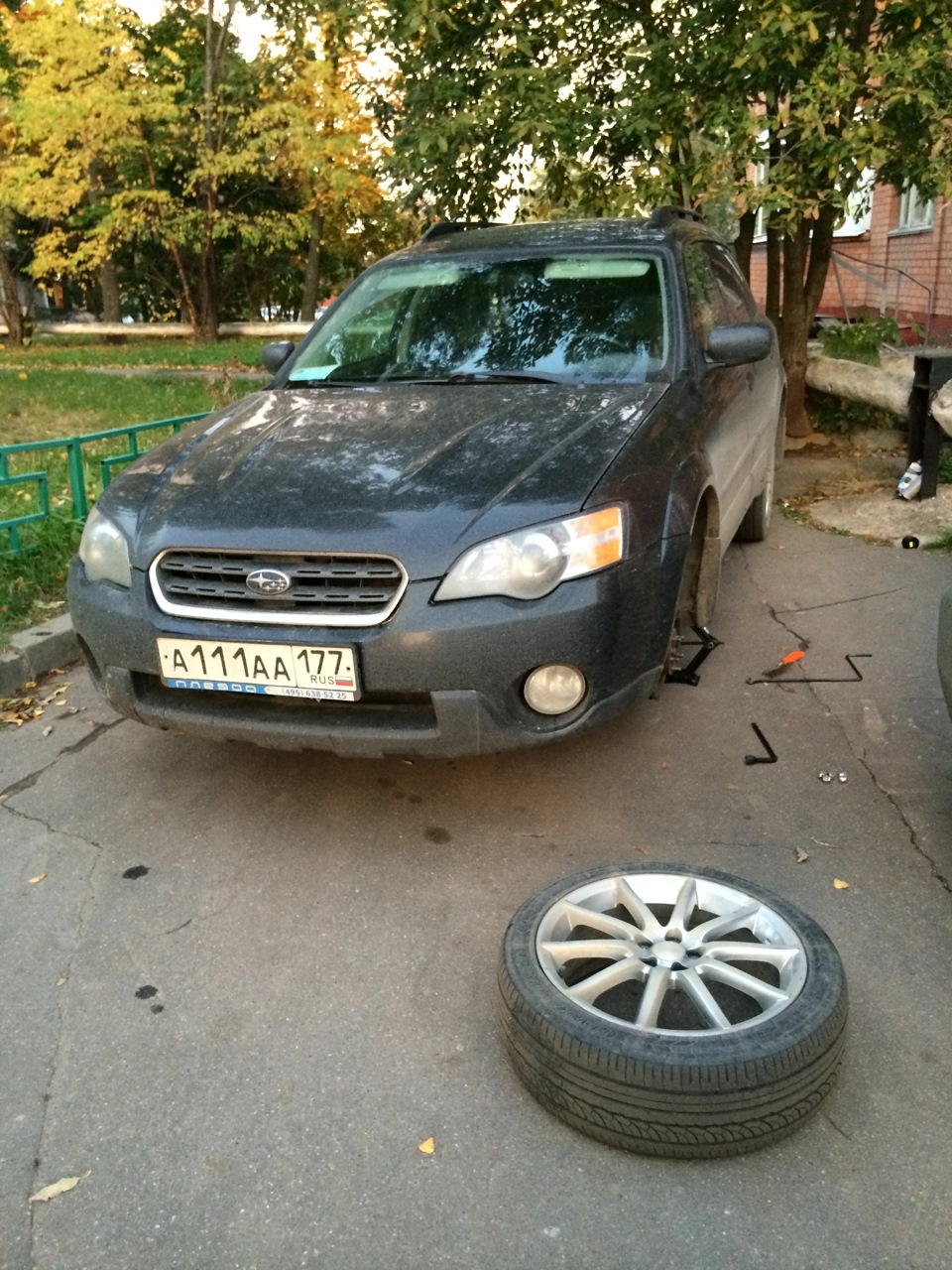 Пробежка по машине :( — Subaru Outback (BP), 2,5 л, 2004 года | наблюдение  | DRIVE2