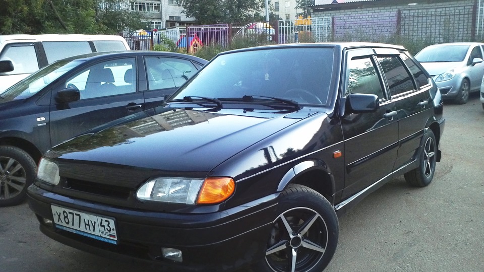 Замена расширительного бачка и стекла фары. — Lada 2114, 1,6 л, 2011 ...