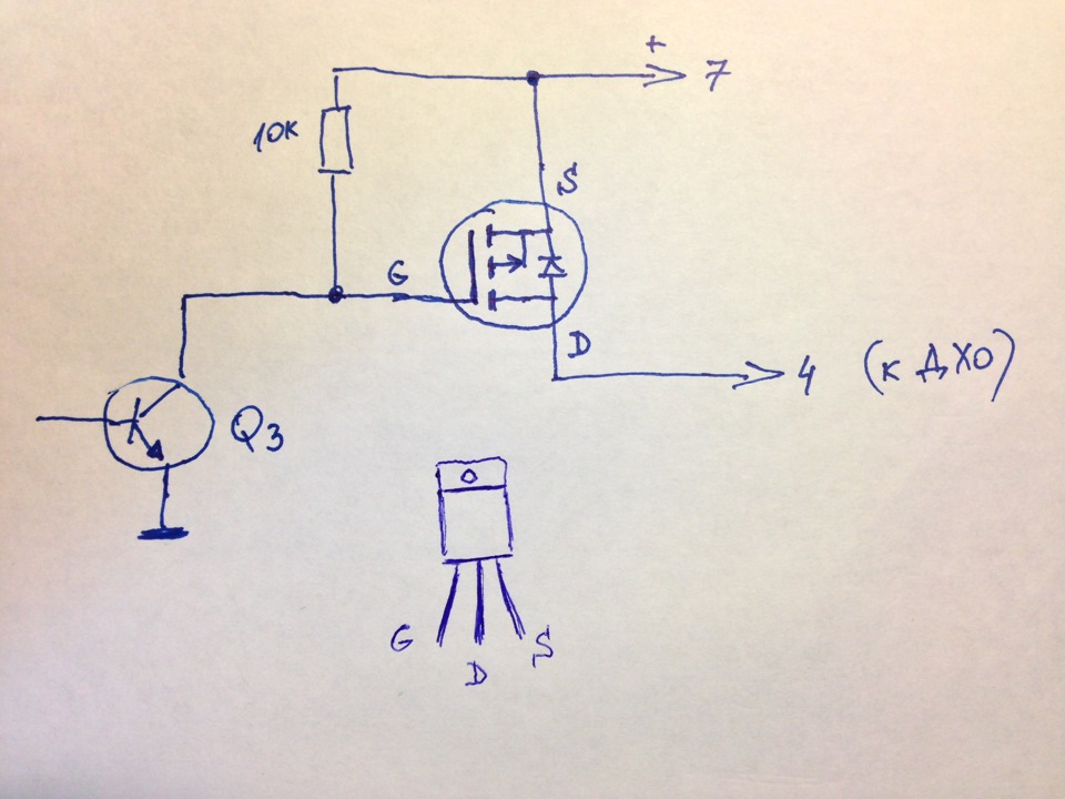 Транзисторный ключ 12 вольт схема на полевом транзисторе