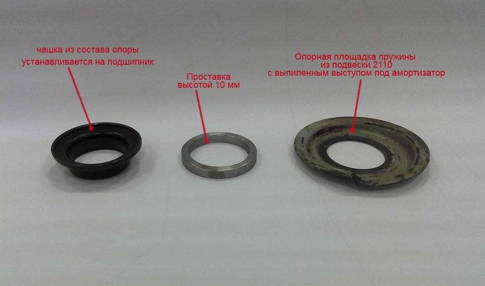 Упорный калин. Проставка пружины подвески 1118. Шайба опоры стойки 2190. Шайба под опорный подшипник 2190. Шайба переднего амортизатора 2190.
