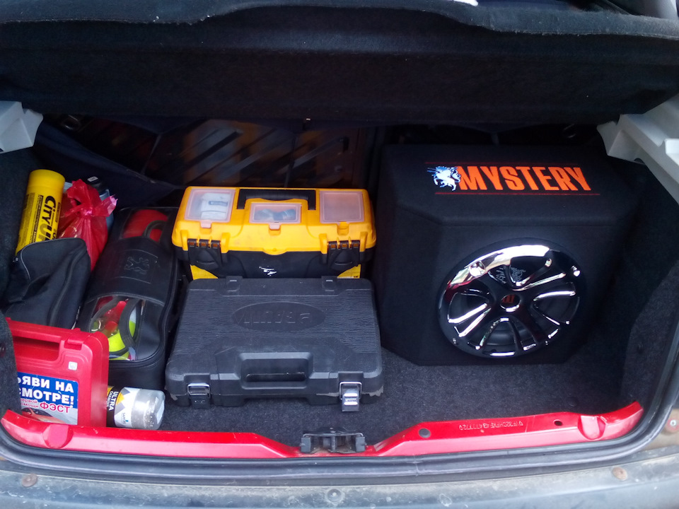 Покупка активного сабвуфера Мистери MBB 252A — Peugeot 206, 1,1 л, 2003 ...