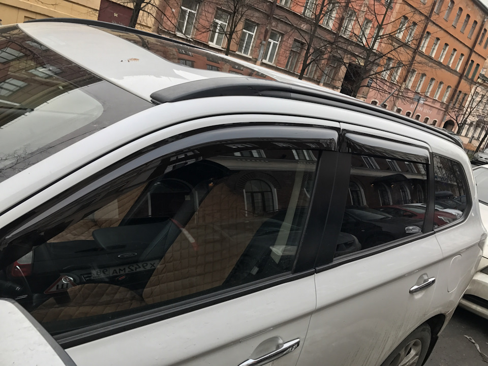 Дефлекторы на окна — Mitsubishi Outlander (3G), 2,4 л, 2013 года ...