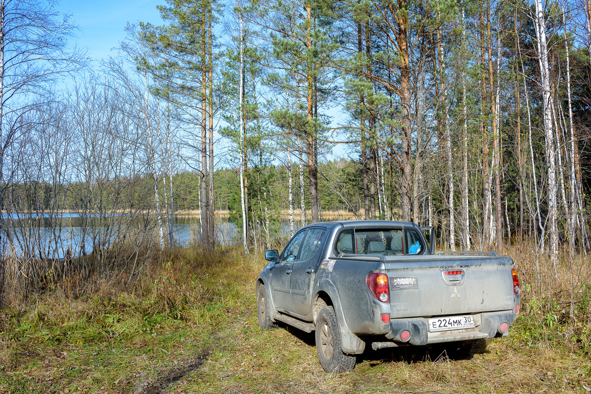 Осенний МВД по Томской области №2: На озёра Ларино и Кирекское — Mitsubishi  L200 (4G), 2,5 л, 2015 года | покатушки | DRIVE2