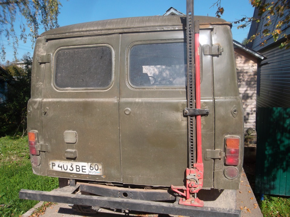 Домкрат на дверь — УАЗ 452, 2,9 л, 1971 года | своими руками | DRIVE2