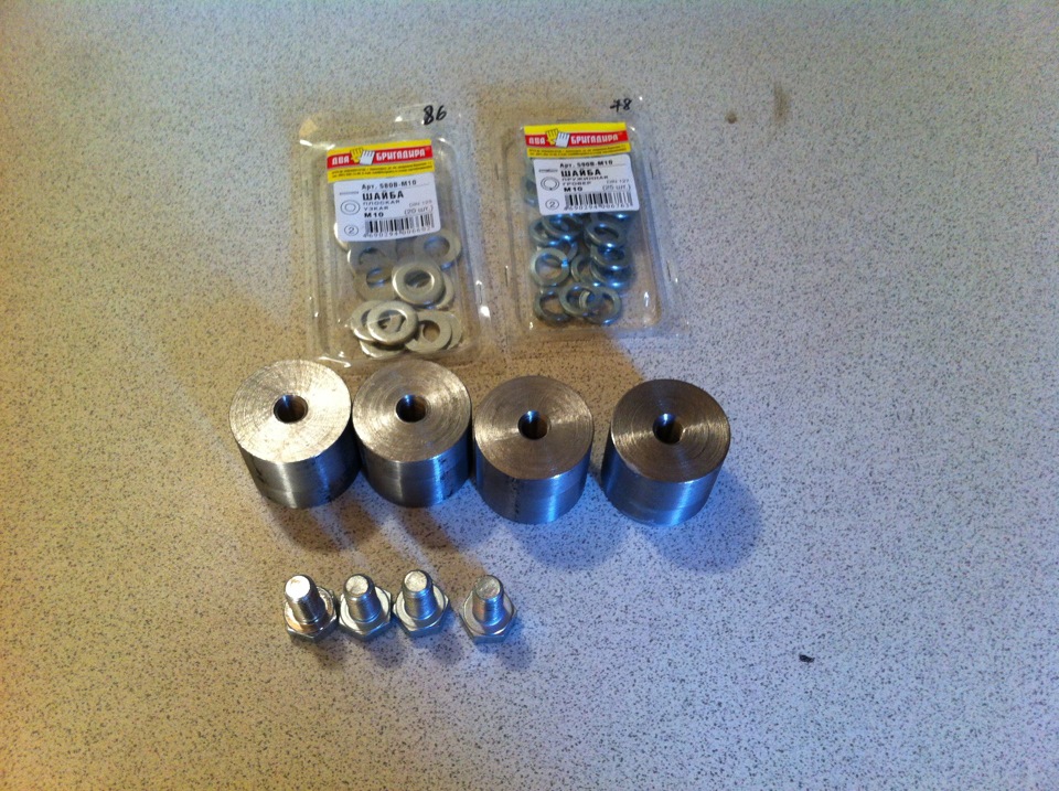 Комплект для установки проставок — Mitsubishi Pajero Sport (2G)