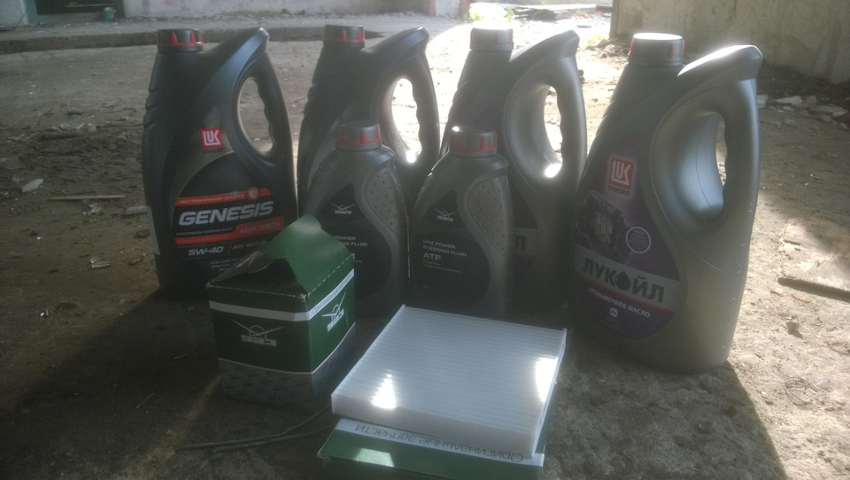 Замена масла в двигателе и гуре — УАЗ Patriot, 2,7 л., 2013 года ...