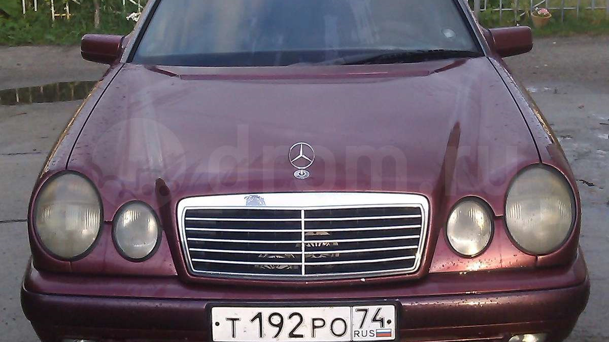 Mercedes-Benz E-class (W210) 2.3 бензиновый 1996 | Вишневый металлик на  DRIVE2