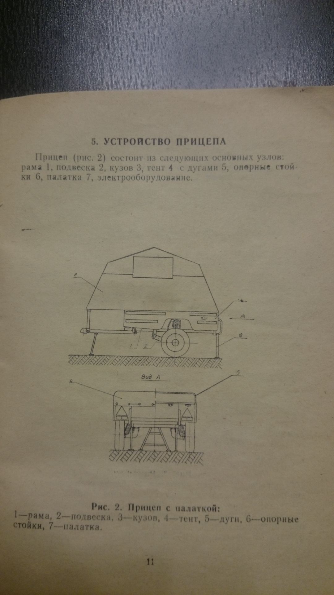 Схема прицепа кмз 8136