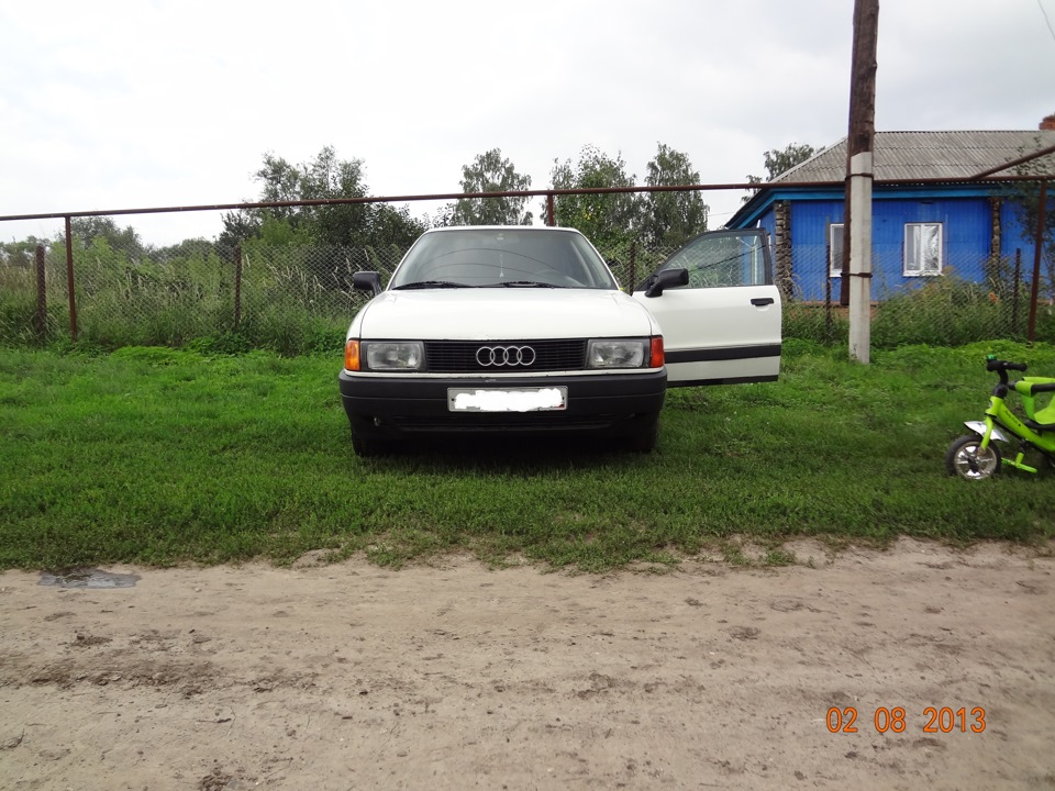 Небольшое внешнее изменение. — Audi 80 (B3), 1,8 л, 1989 года | просто ...