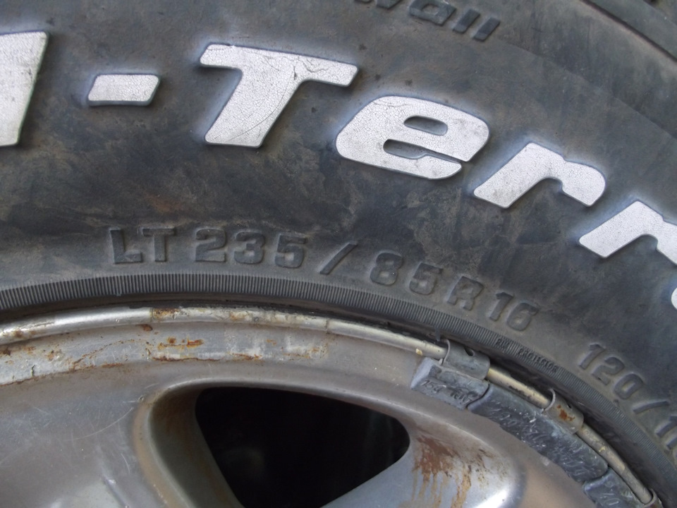 Продам запаску в сборе BF Goodrich All-Terrain LT235/85 R16 — Land ...