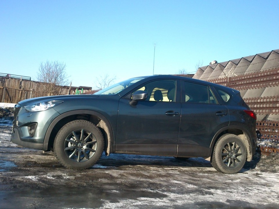 Литьё на зиму — Mazda CX-5 (1G), 2 л, 2011 года | колёсные диски | DRIVE2