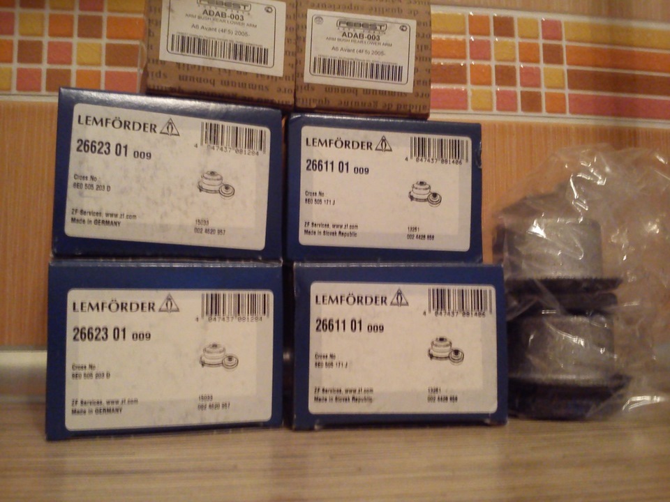 Задняя подвеска — Audi A4 (B6), 1,8 л, 2001 года | запчасти | DRIVE2