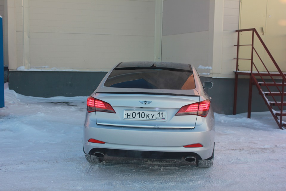 Hyundai i40 лип спойлер