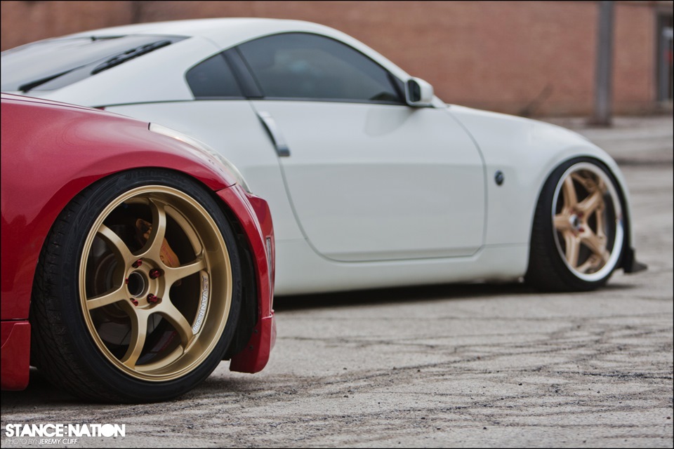 Work los. Nissan 350z Advan. Nissan 350z Veilside. Nissan 350z обвес Veilside. Stance диски.