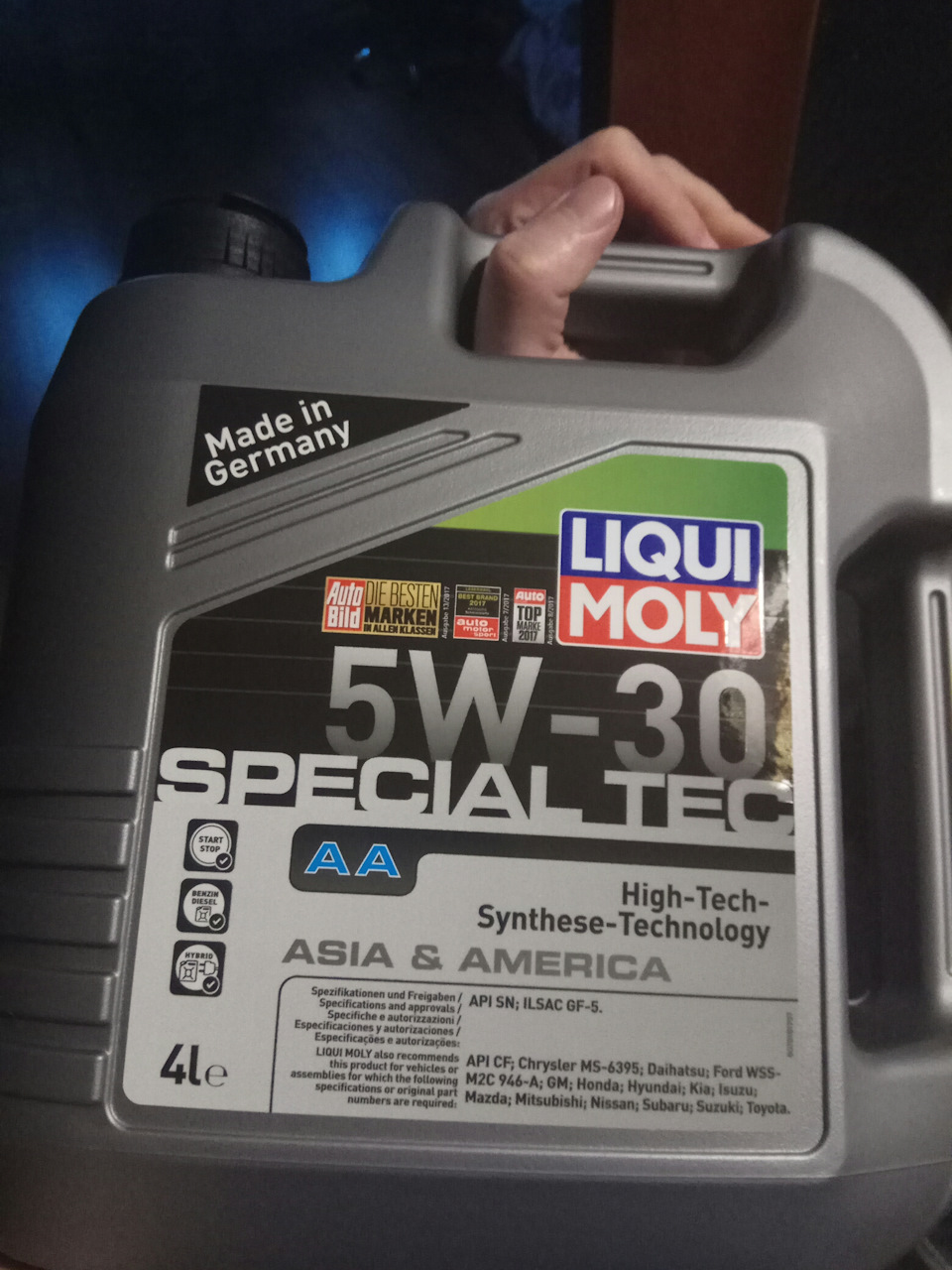 Liqui moly special tec отзывы