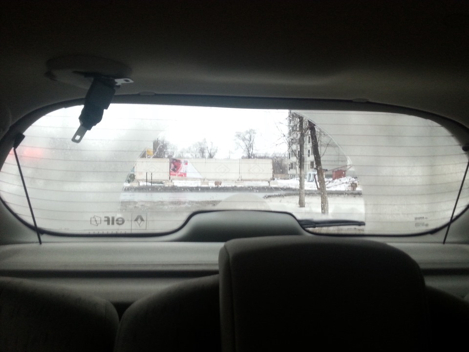 замена резинки заднего дворника — Renault Scenic II, 1,6 л, 2006 года ...