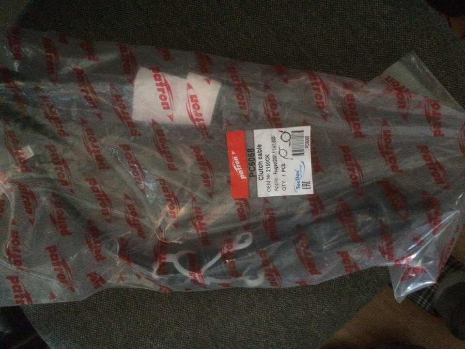 Новый трос сцепления — Peugeot 206, 1,4 л, 2006 года | запчасти | DRIVE2