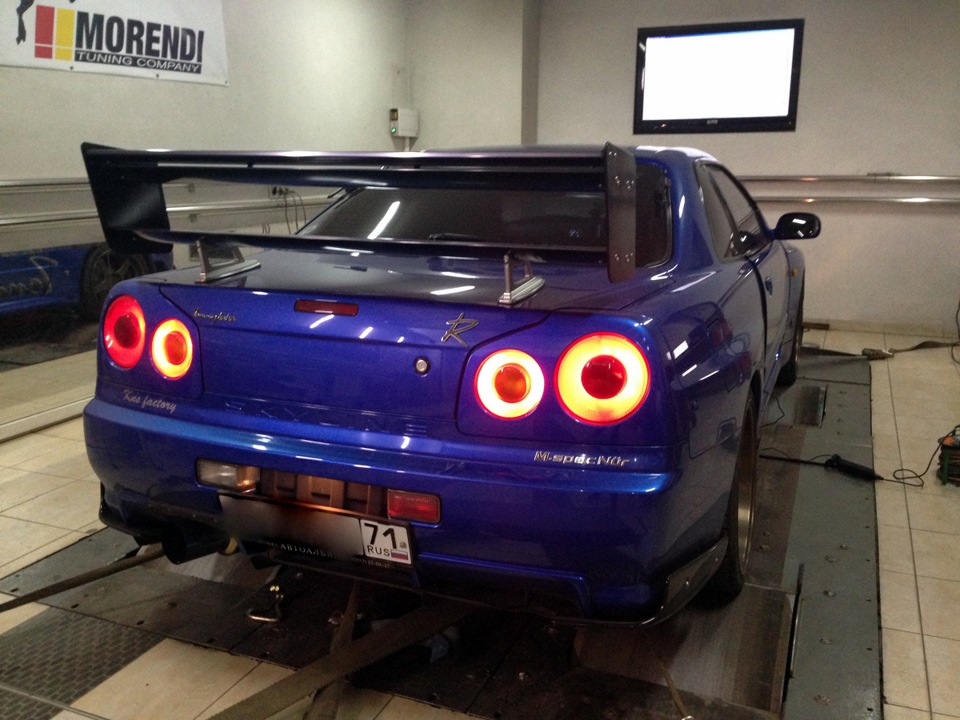 Nissan Skyline r34 сзади