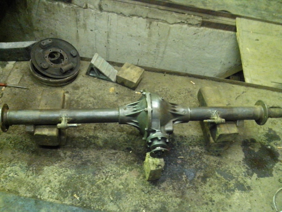 подготовка мостов к покраске. — УАЗ 469, 2,5 л, 1979 года | своими ...