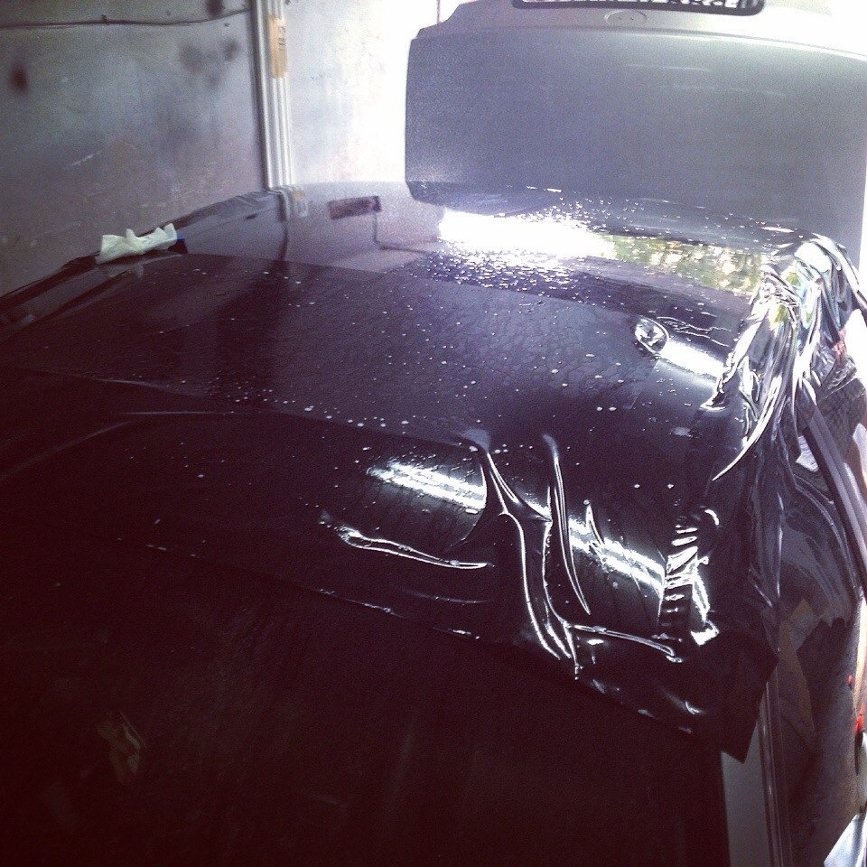 Hyundai Sonata оклейка крыши в черный глянец. — DRIVE2